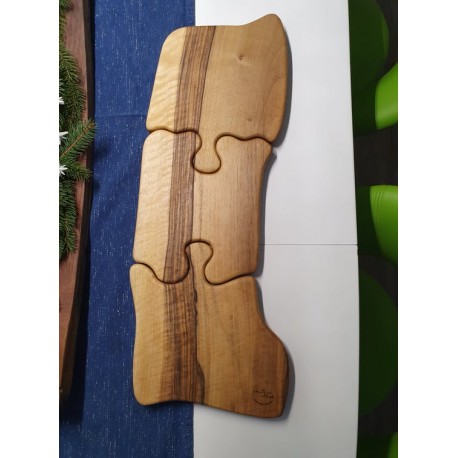 Komplet lesenih puzzle desk